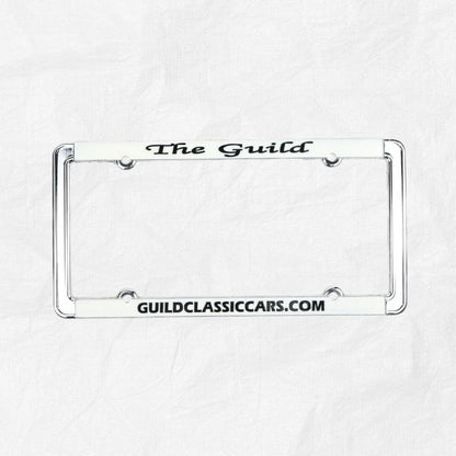 Guild Logo Licence Plate Frame - Black or White