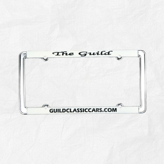 Guild Logo Licence Plate Frame - Black or White