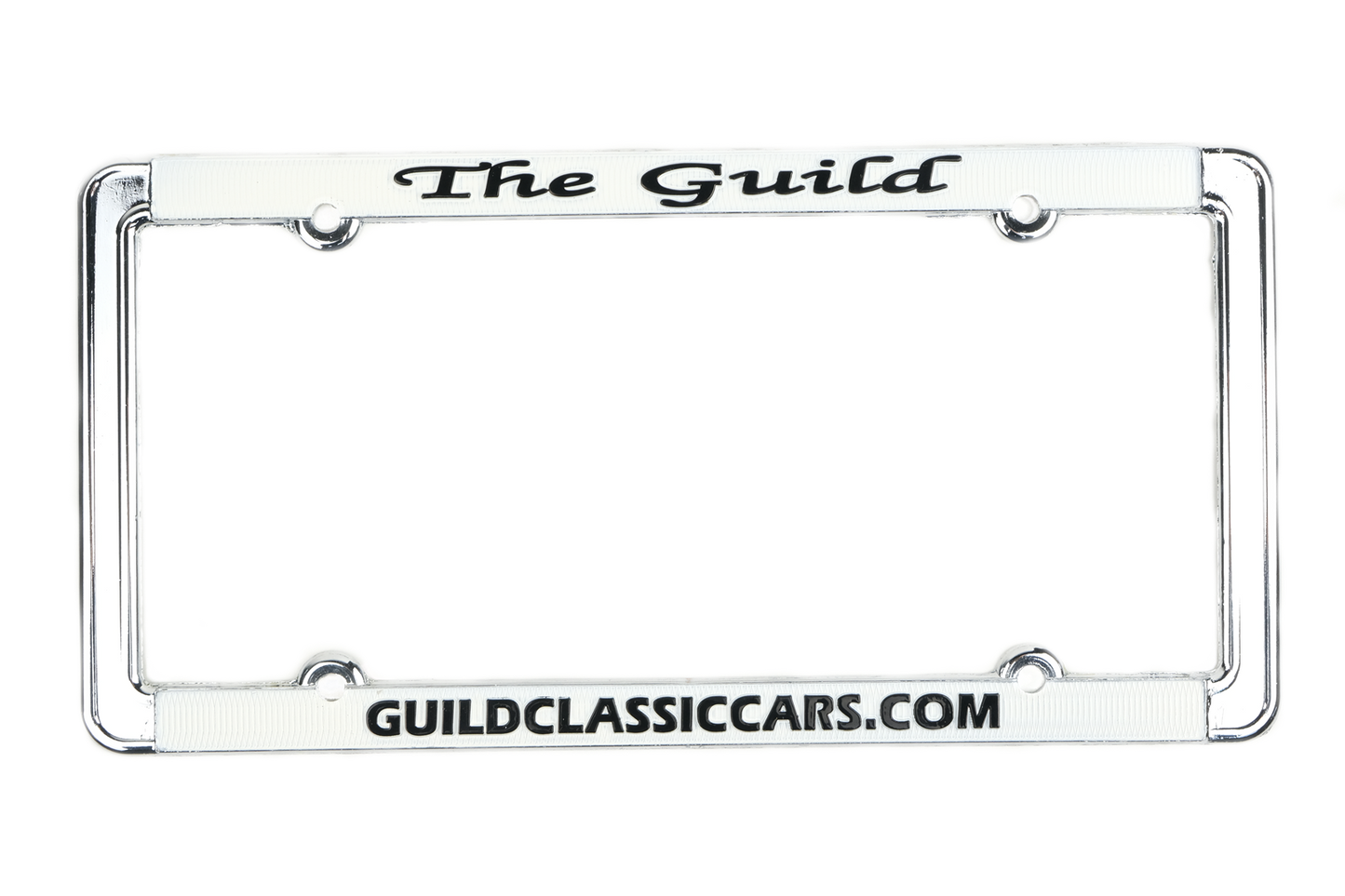 Guild Logo Licence Plate Frame - Black or White