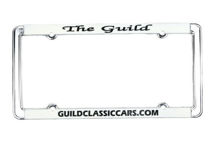 Guild Logo Licence Plate Frame - Black or White