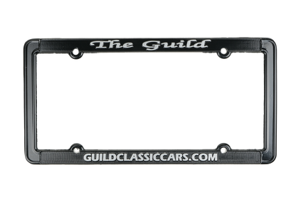 Guild Logo Licence Plate Frame - Black or White